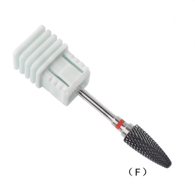 black nail drill bit F
